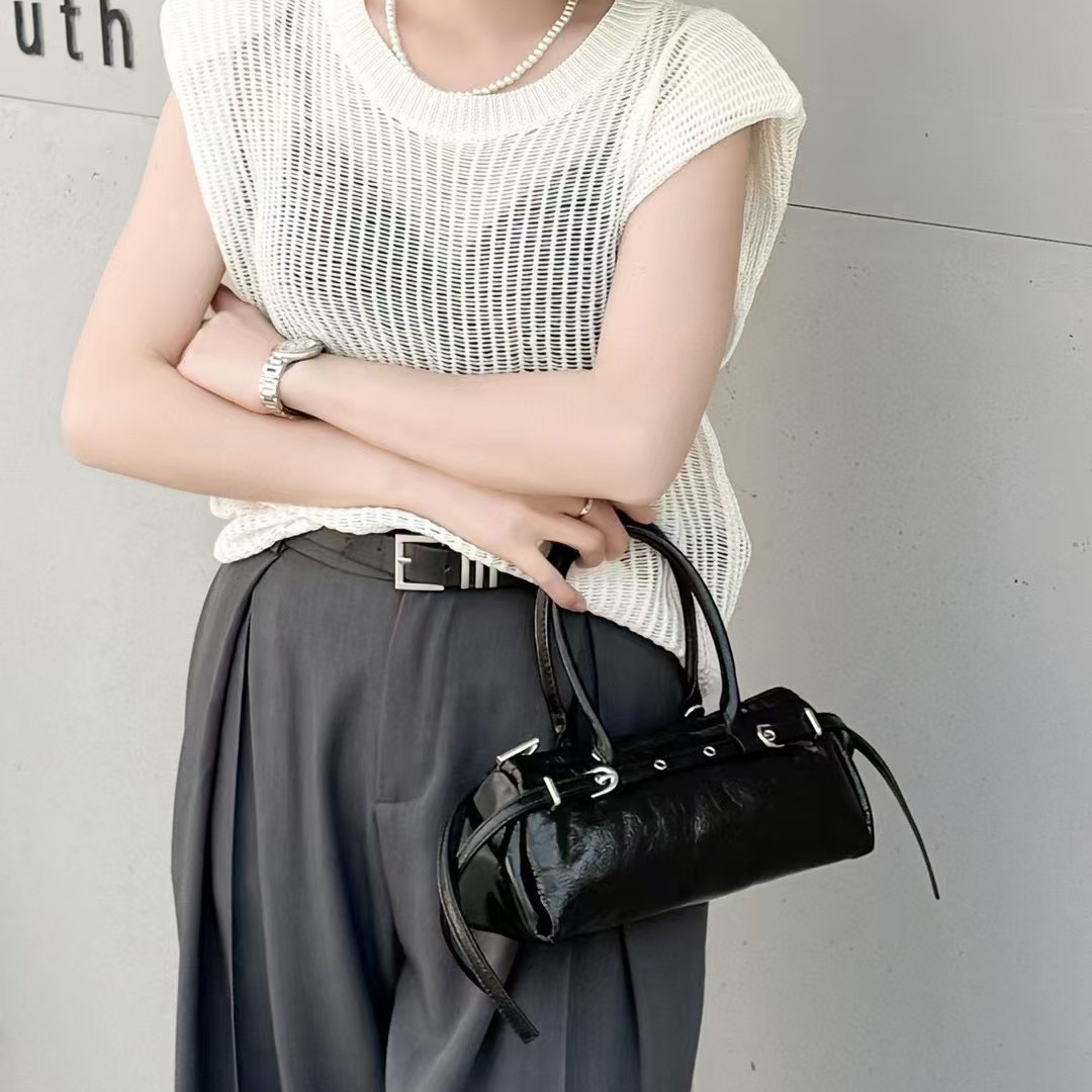 【腊肠包】明星同款通勤法棍包单肩斜挎女包