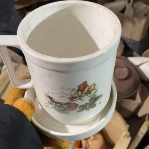 摆件陶瓷艺术摆件 有黑点