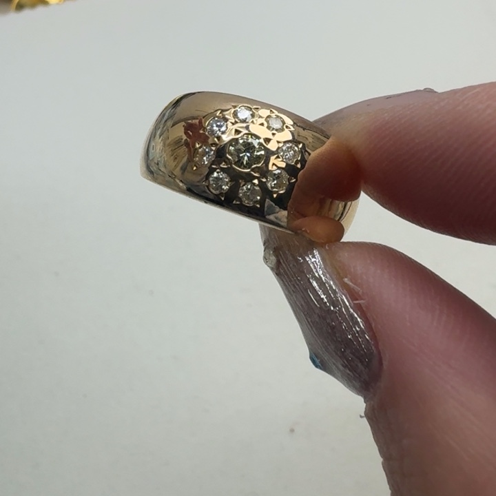 拼合珍珠（马贝珠）戒圈未镶嵌