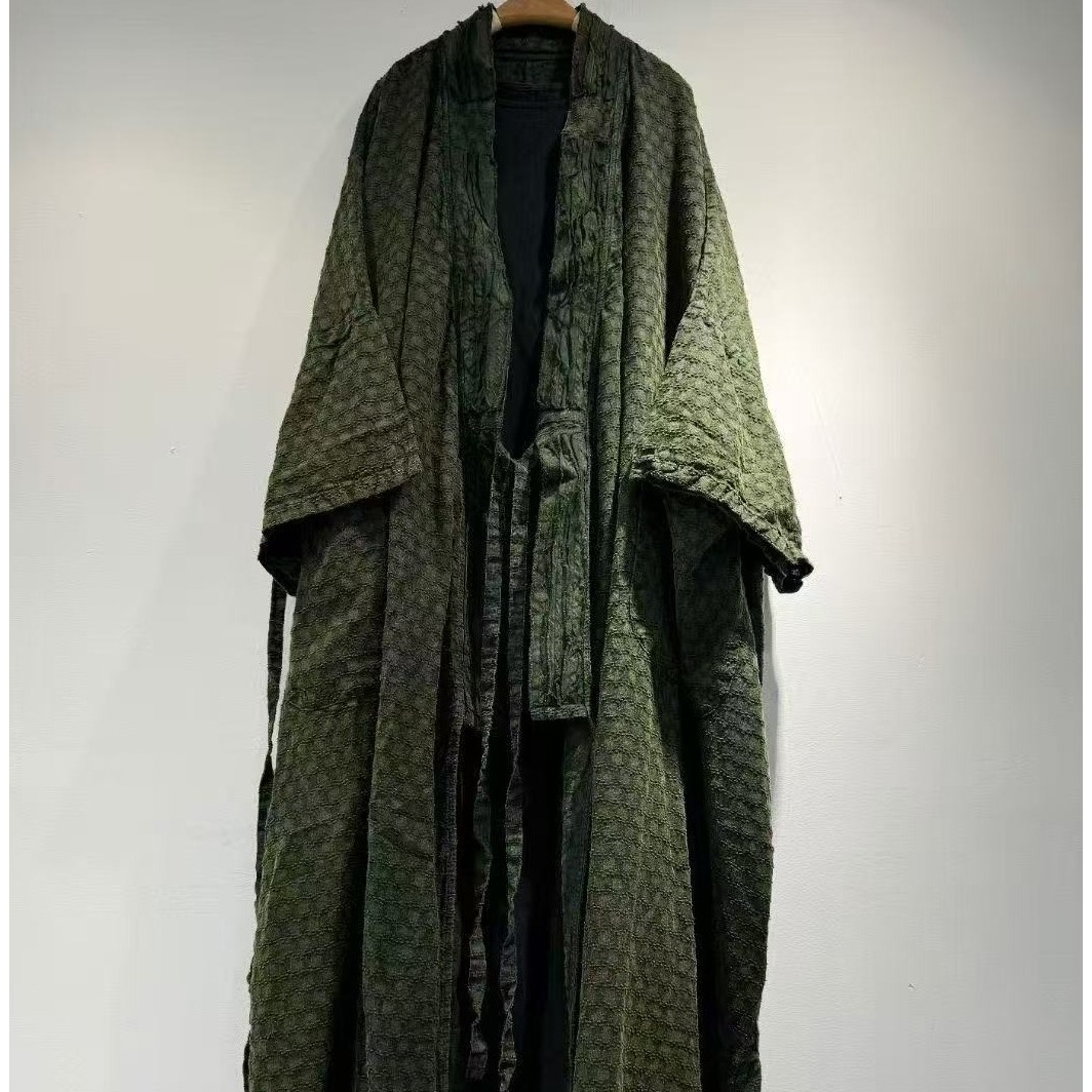 静一棉麻【松韵】#3202 禅意风宽松中式开衫