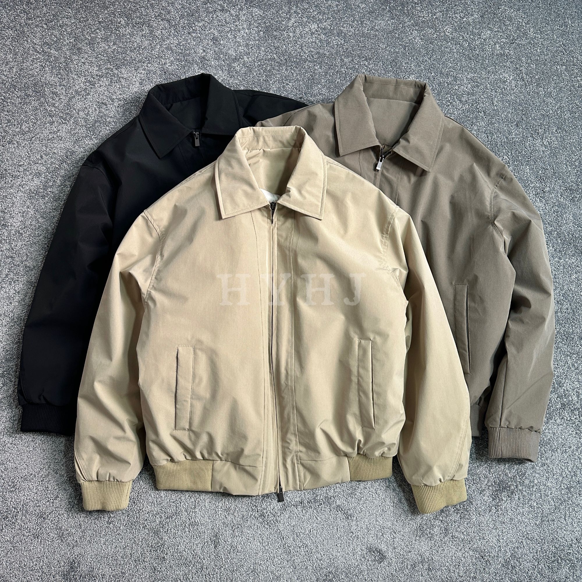 【和一合集】步步高升 商务休闲压胶行政经典翻领90白鸭绒羽绒服