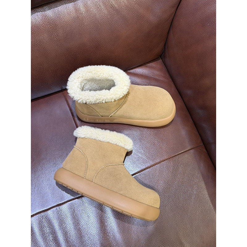 LX【土豆靴系列】新款真皮毛北方加毛大土豆雪地靴加绒时尚冬季