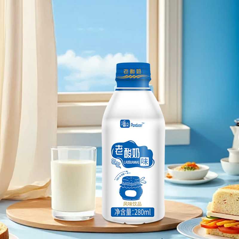 【新日期】老酸奶原味280ml*12整箱批发学生营养早餐童年饮品