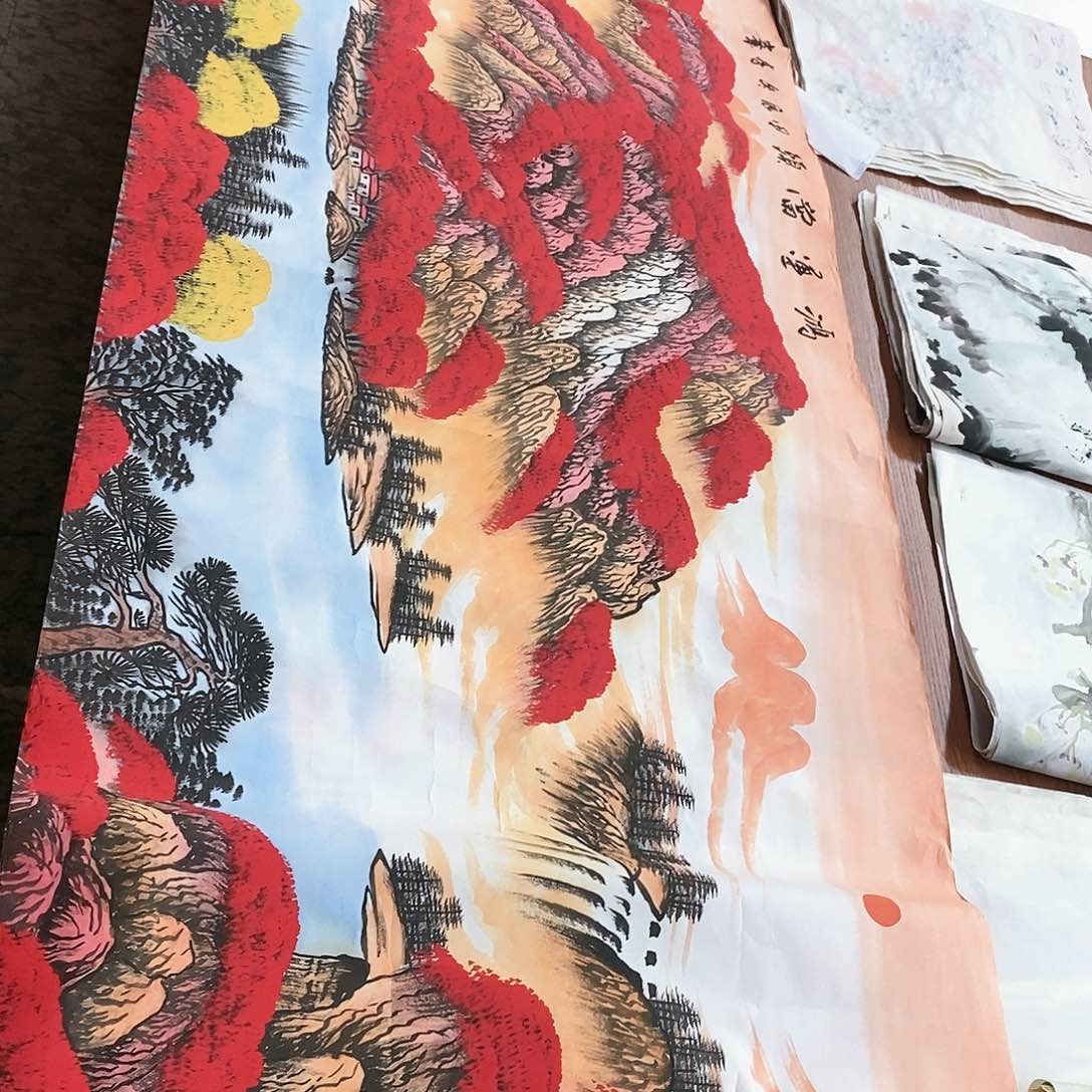 国画国画手绘书法作品