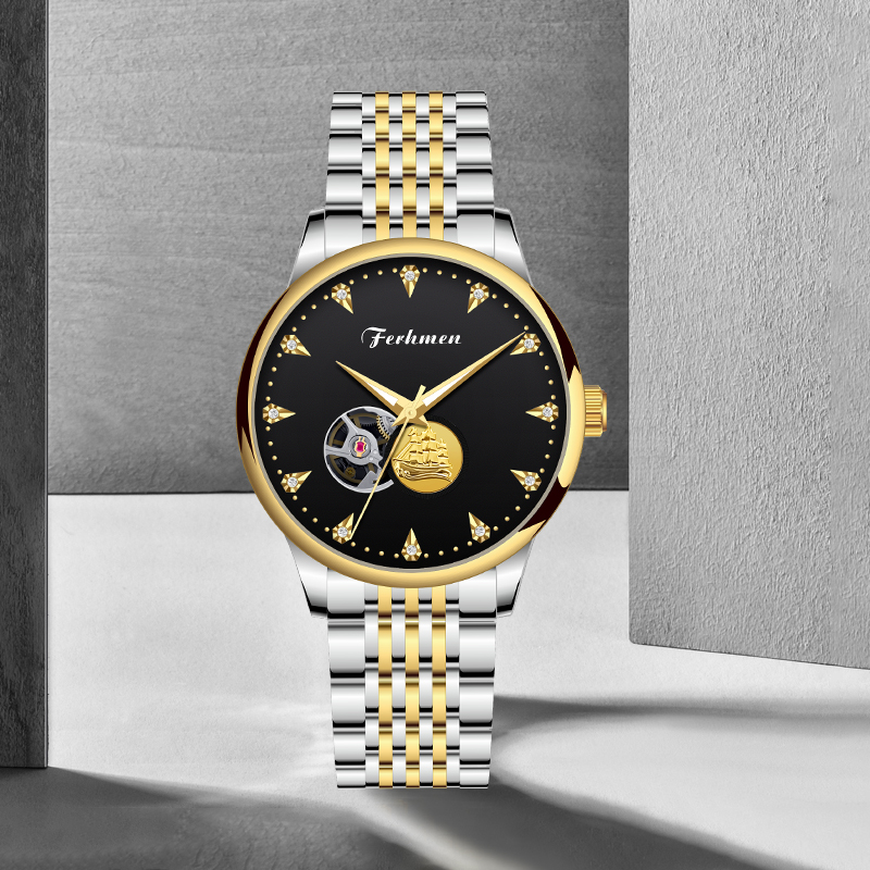 【黎莎专属】指挥官系列 一帆风顺男士机械表F8080-C