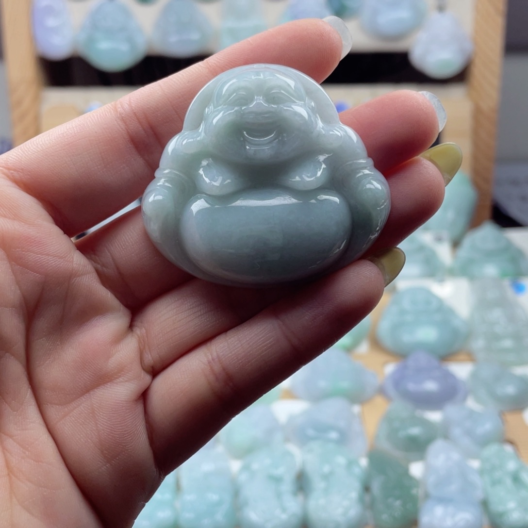 颈饰未镶嵌翡翠42尺寸佛公厚装