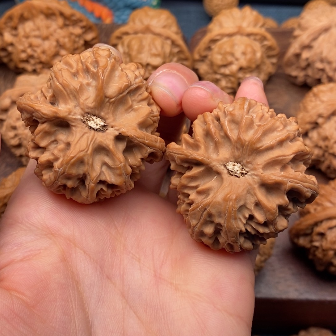 文玩核桃把件谦*41全品苹果园