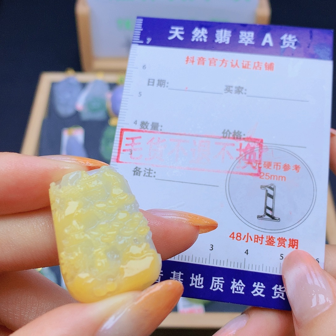 翡翠未镶嵌颈饰翡翠