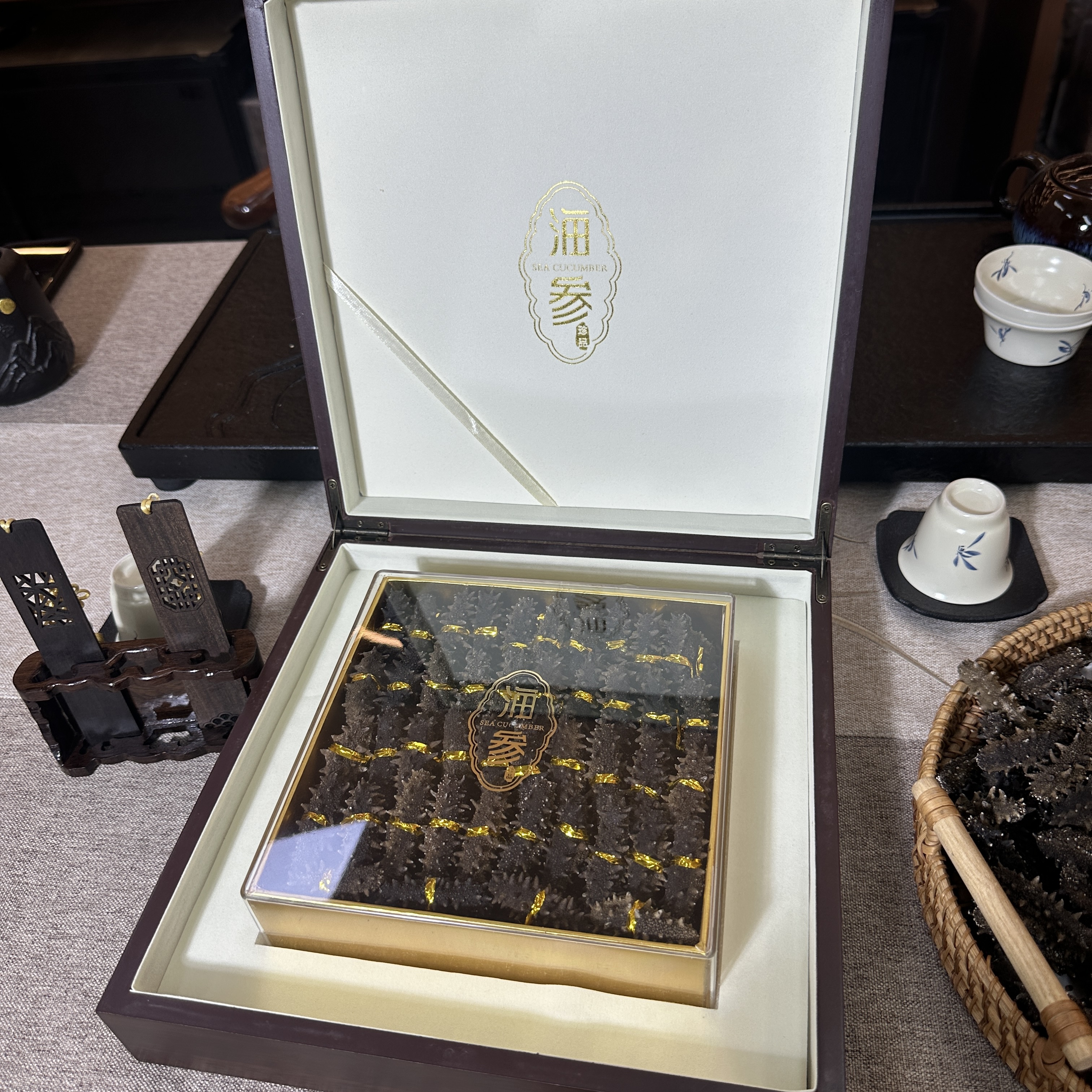 花胶王子-90头淡干大连海参爽口Q弹