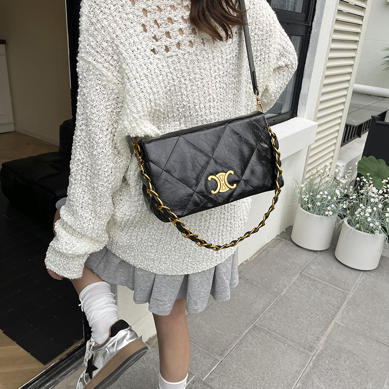 【SY033】YS1-A1-凯旋世家通勤托特包经典复古单肩包百搭斜挎腋下包