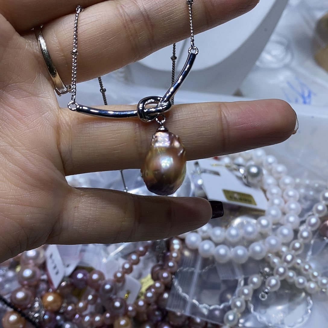 淡水珍珠耳钉未镶嵌