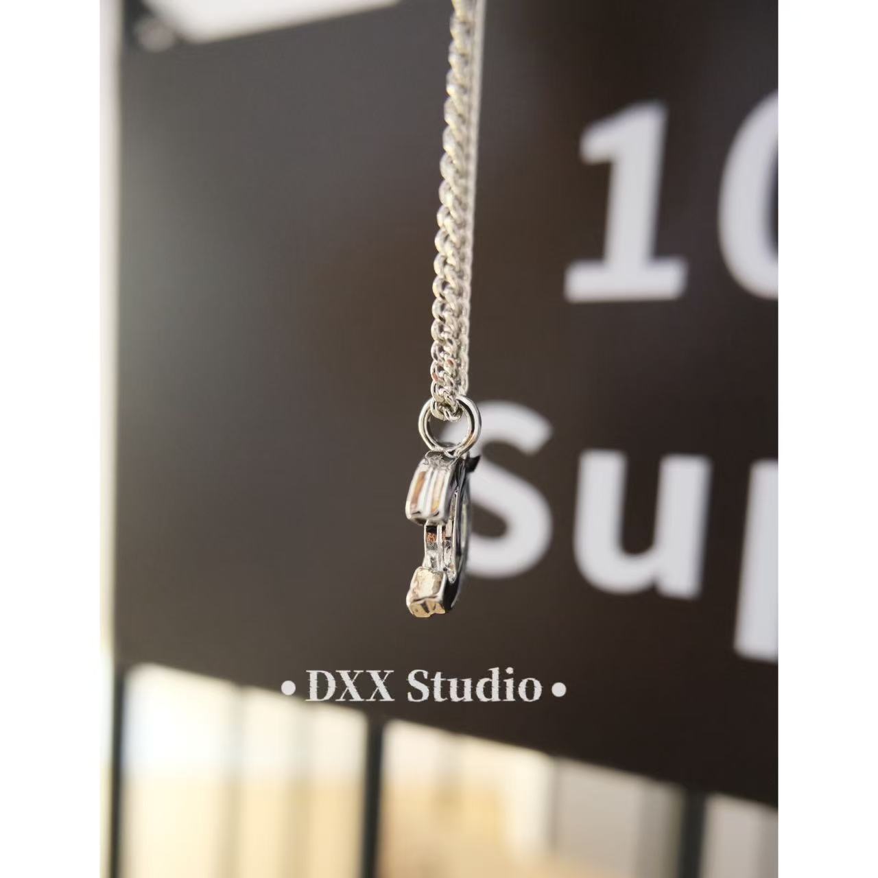 铜合金锆石项链 小众设计新款ins项链47612