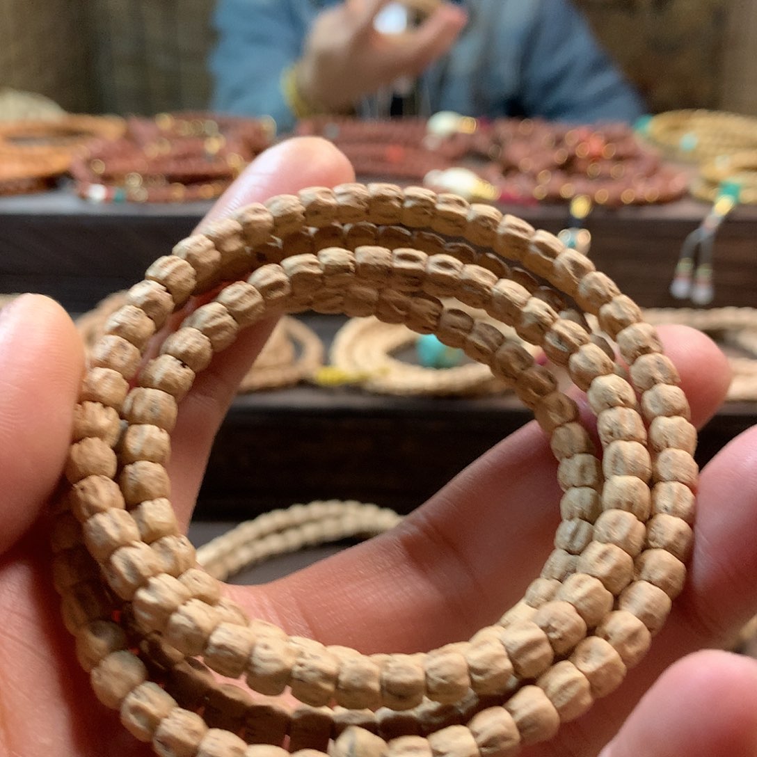 柏香籽/百香籽吊坠粉皮直切多棱龙脊顺鬼