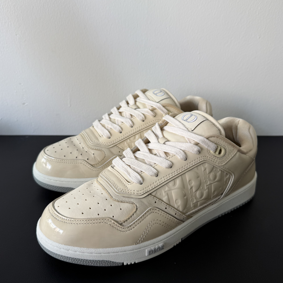 95新 DIOR/迪奥 40欧 米色b27板鞋休闲鞋二手奢侈品