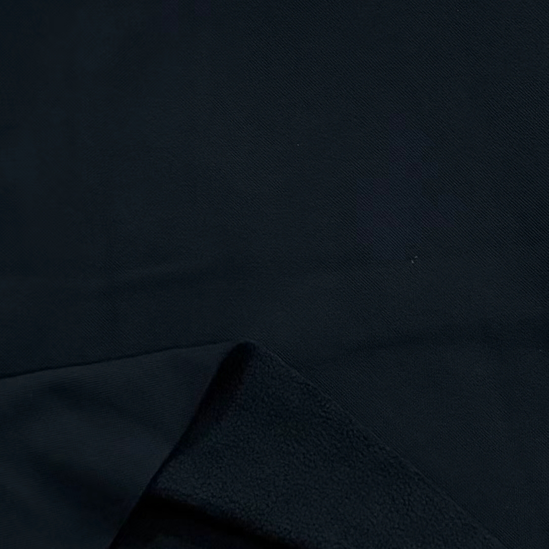 黑色棉面加绒面料两米（3号）