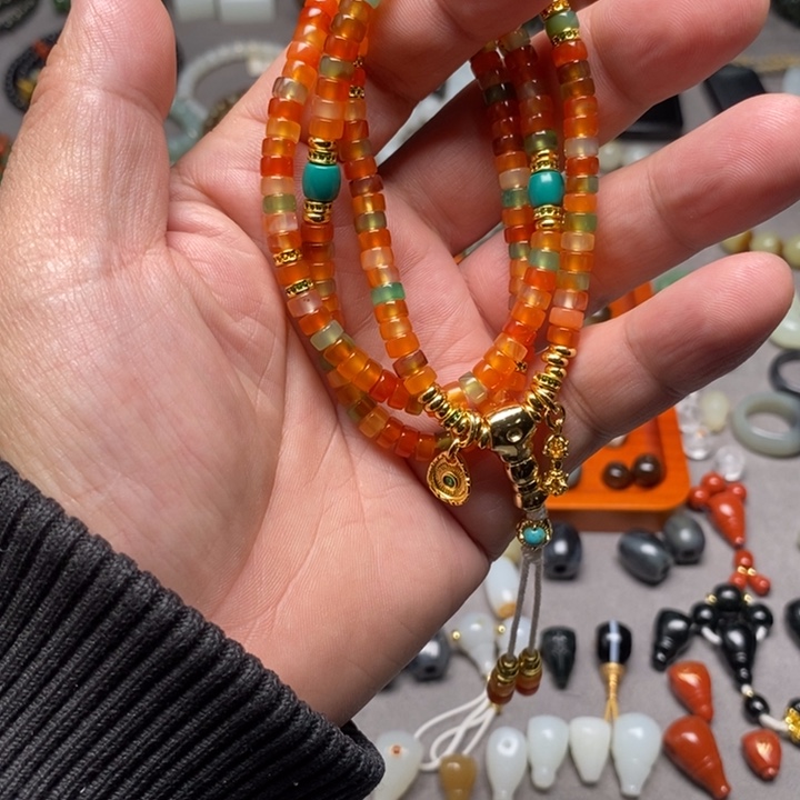 玛瑙/玉髓未镶嵌手链