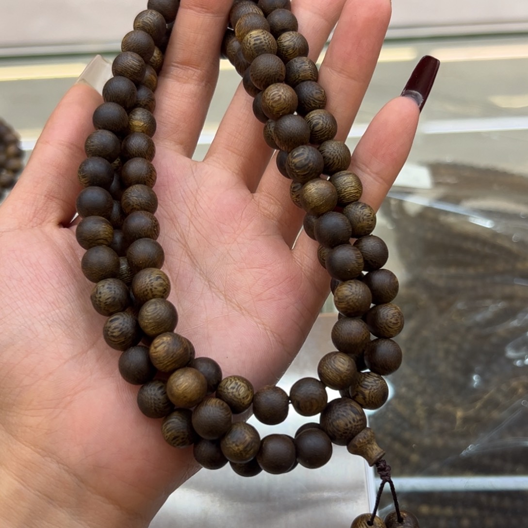 沉香沉香碎屑道**下奇楠沉香老料4-1乌身