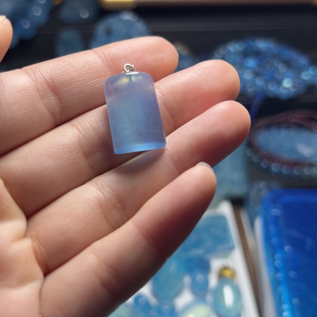 清***9海蓝吊坠直播间专拍