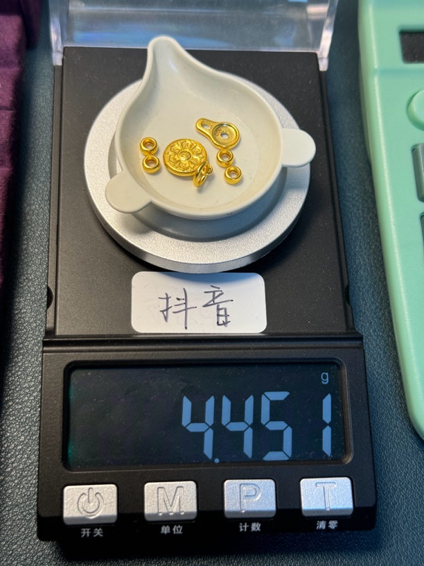足金999 10mm扎吉拉姆等4.451g怡