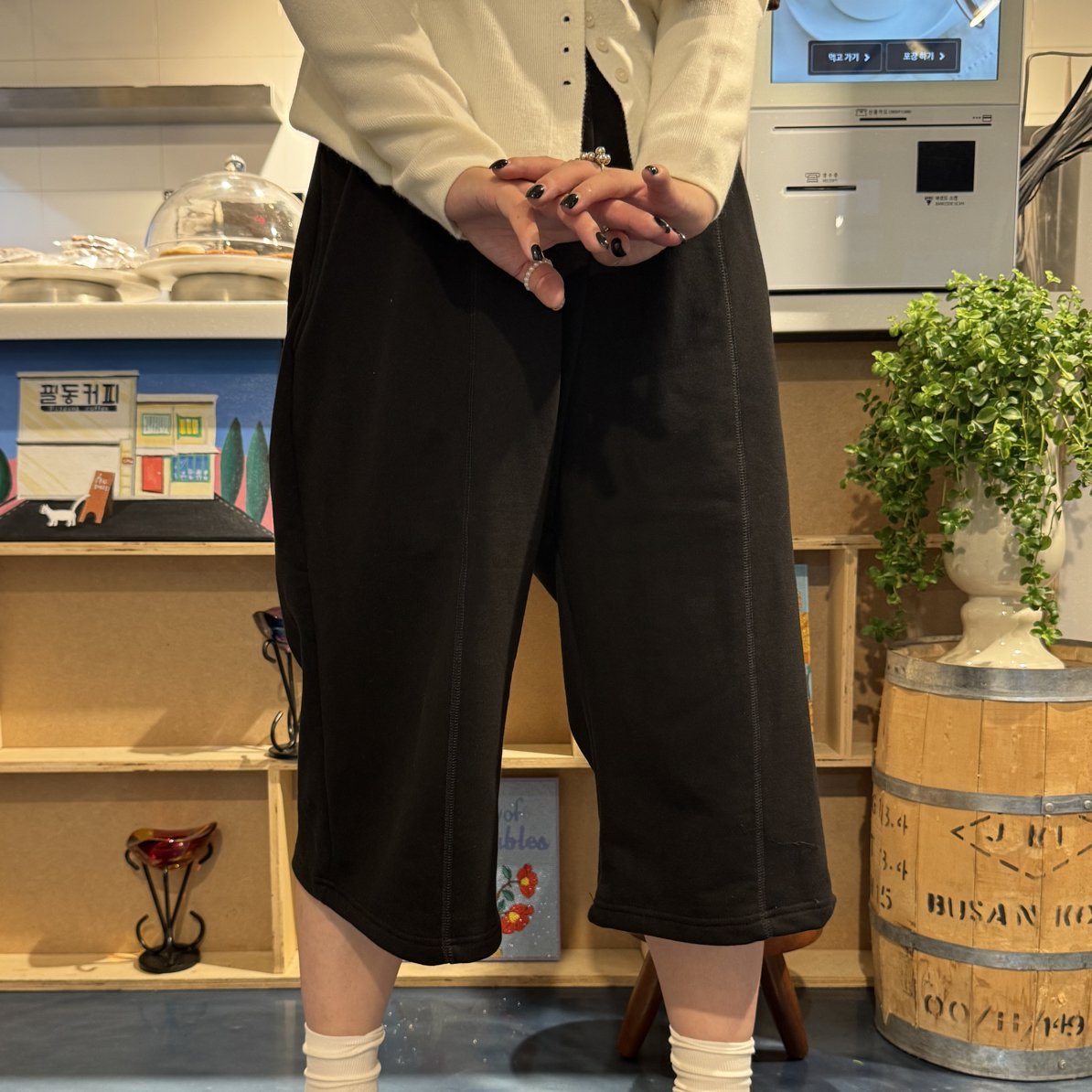 韩国泡菜东大门正品韩代 no退换 ins泡菜七分裤