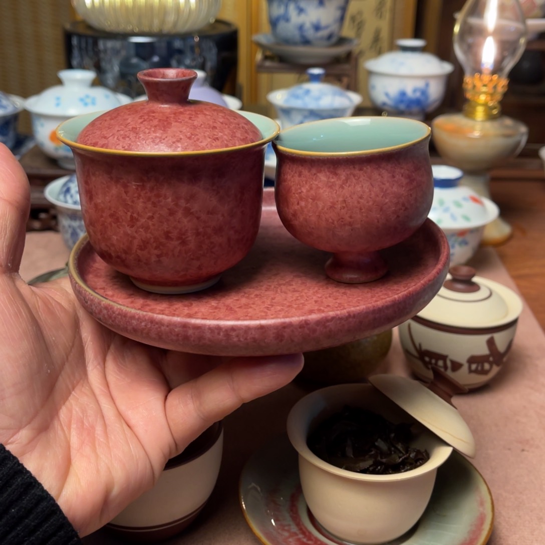 素铭品瓷釉下彩茶具08