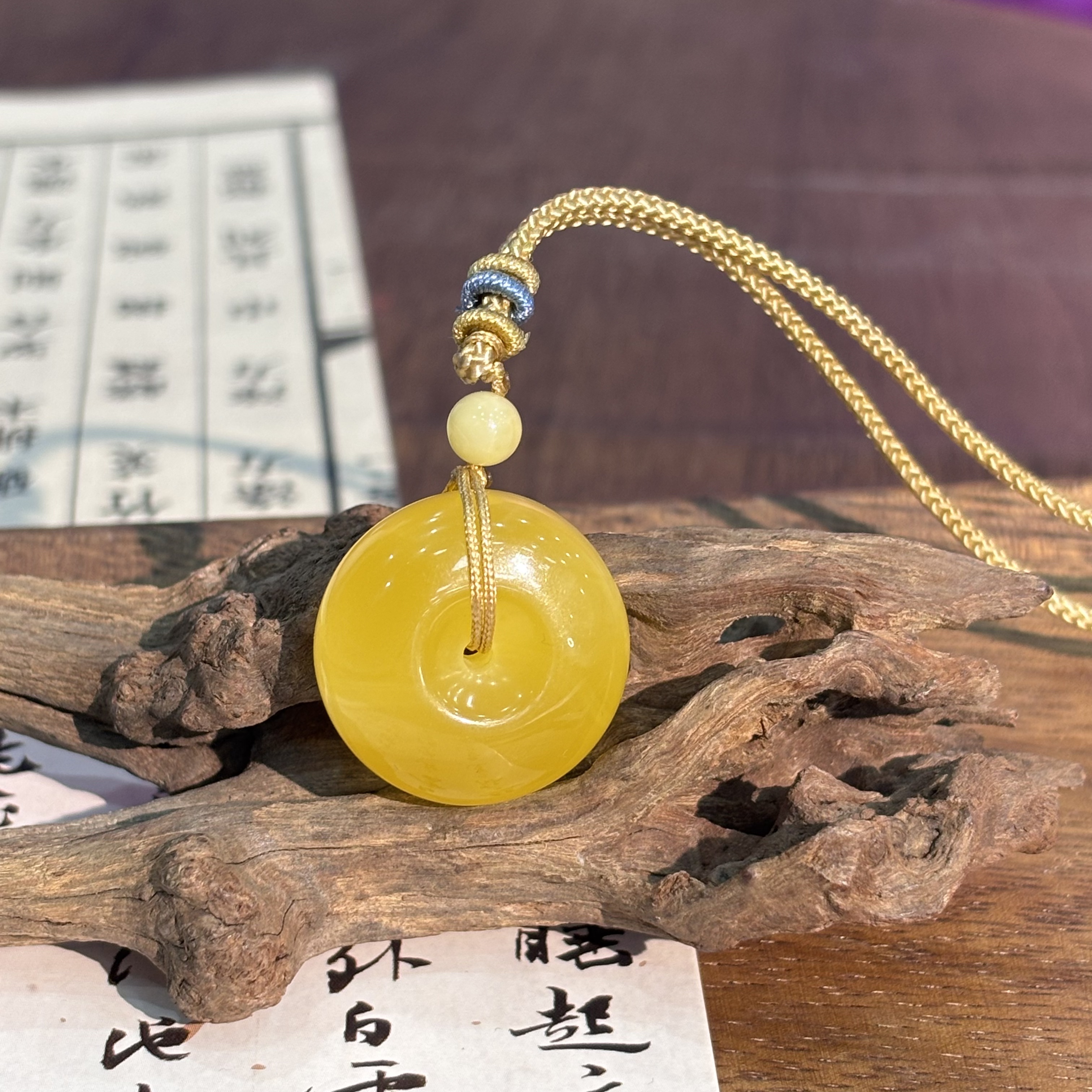 【真石】天然俄料原矿蜜蜡胖墩平安扣 多样性发一件