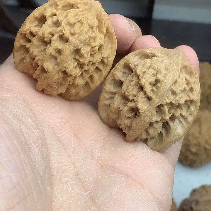 吊坠文玩核桃37 盘龙虎头