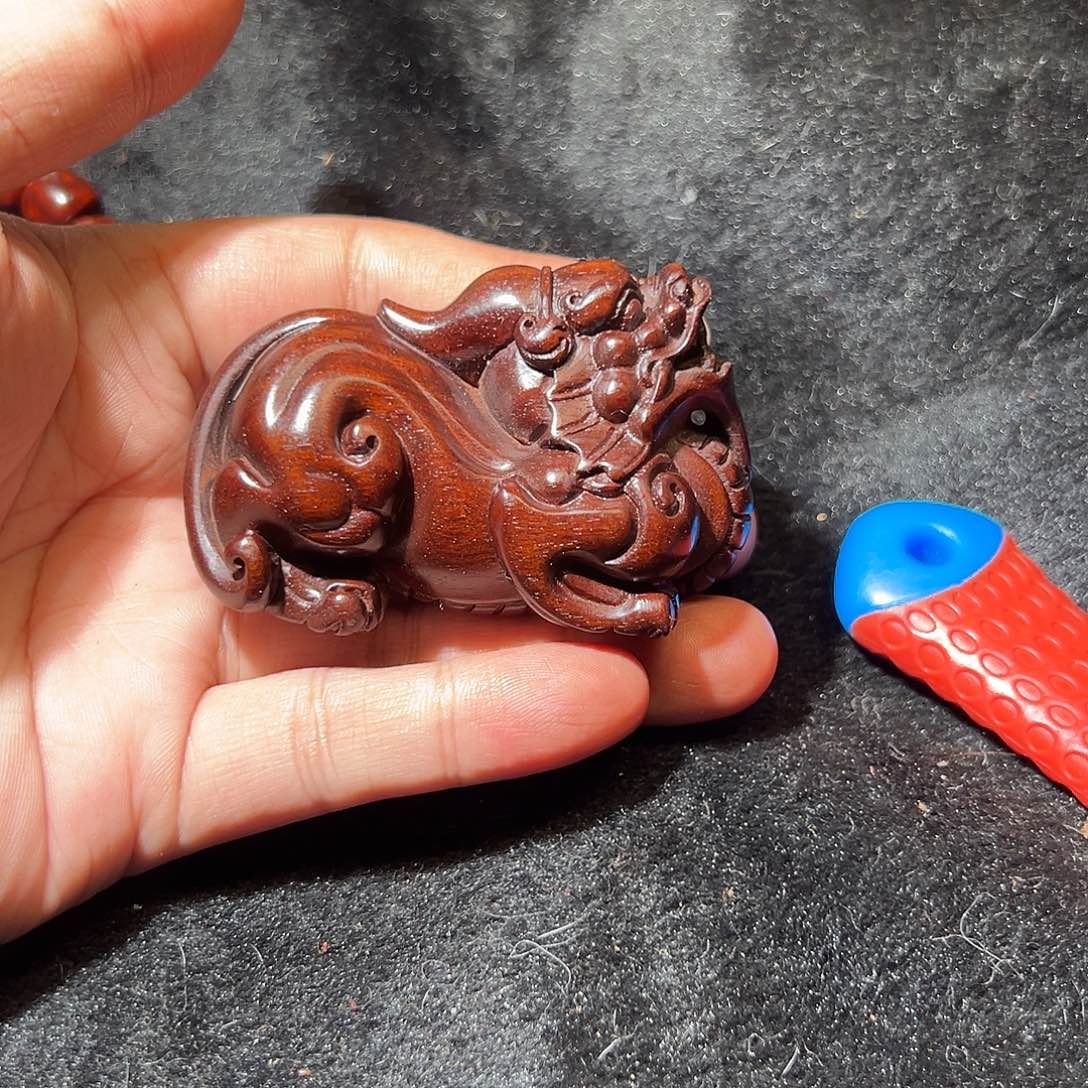 非洲紫檀（红花梨）无事牌