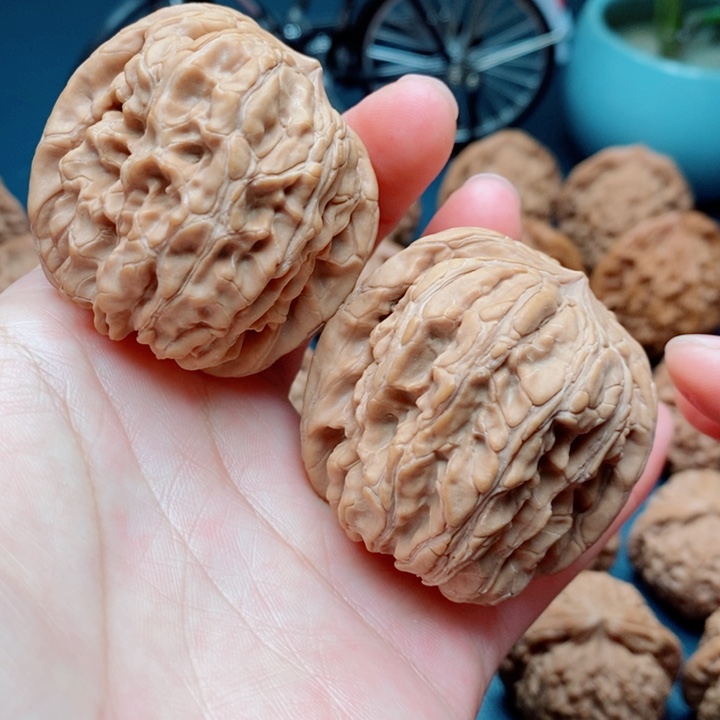 文玩核桃把件门墩44全品