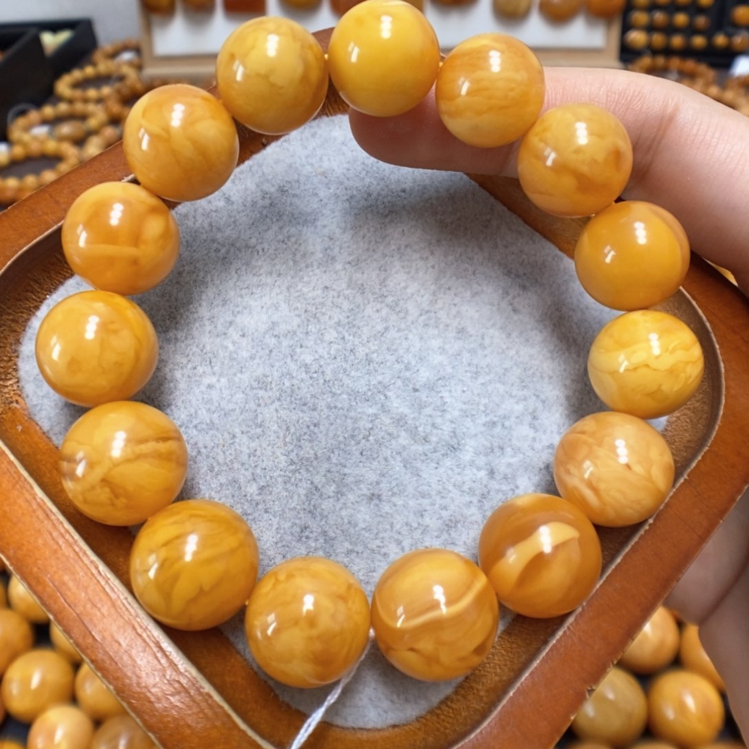 蜜蜡手链未镶嵌蜜蜡