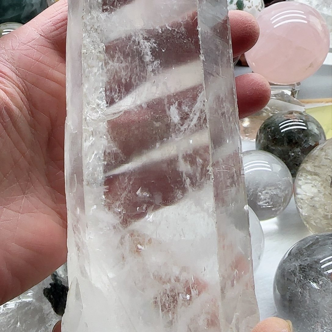 水晶原石未镶嵌奔**蓝天然