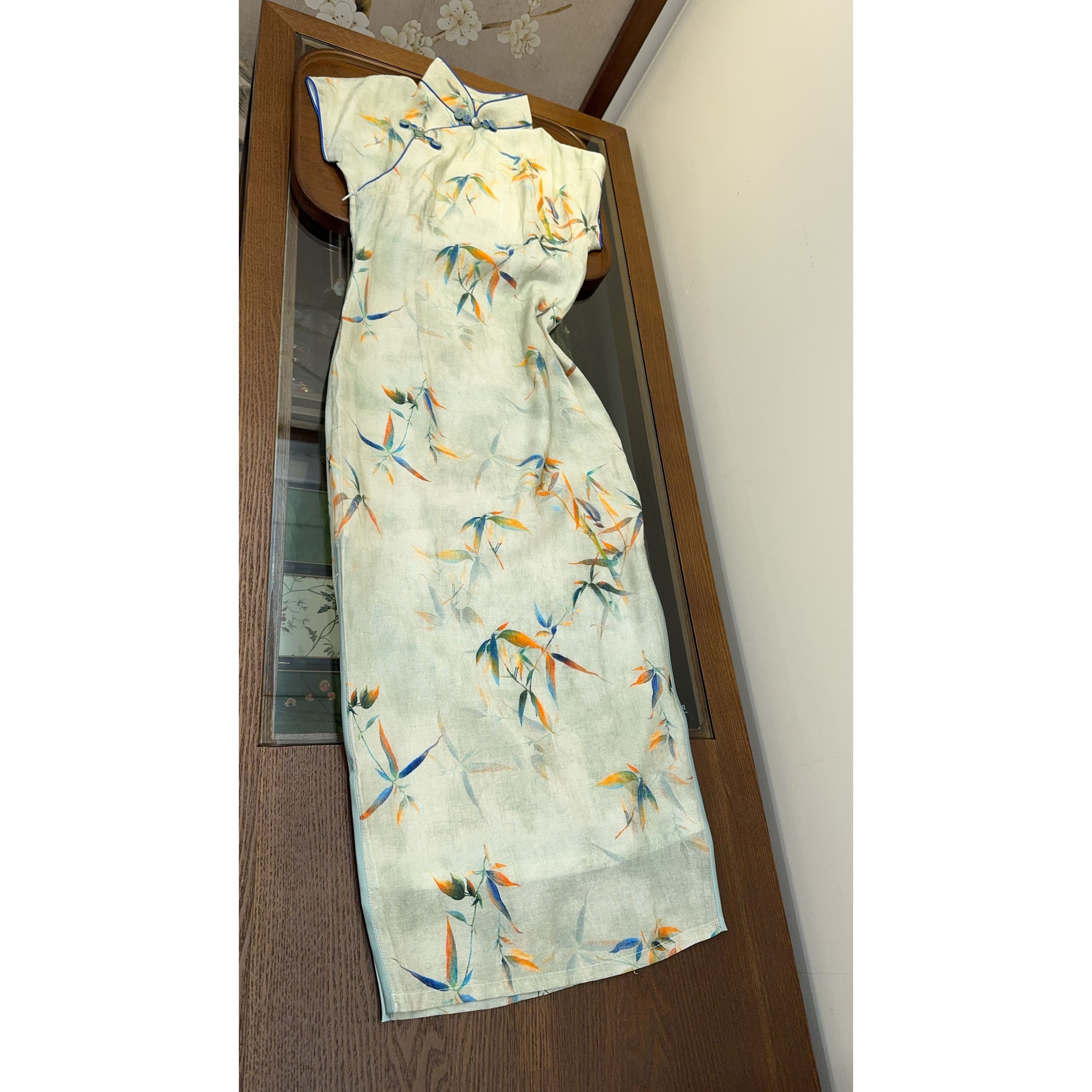 【A070】2025复古文艺减龄修身显白日常款旗袍120CM