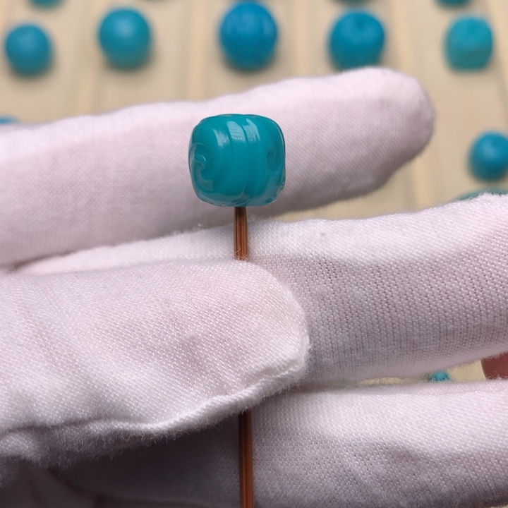 绿松石未镶嵌绿松石博古10.8