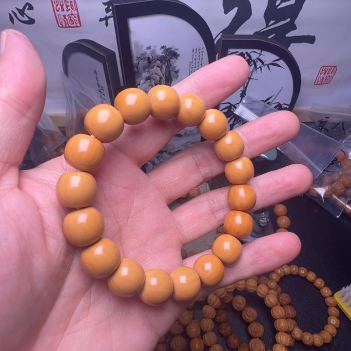猴头核桃手串老型微瑕