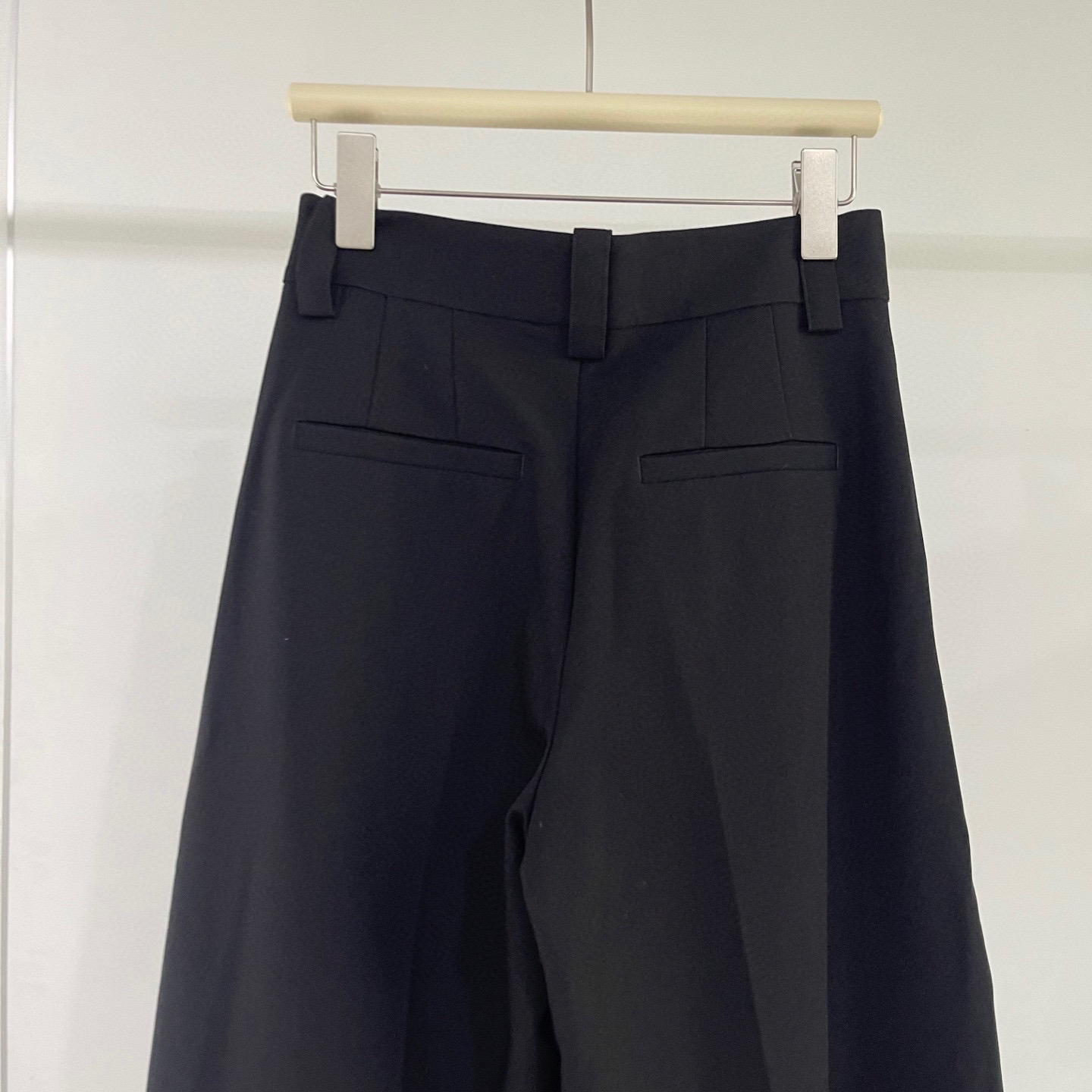 艾诺丝商场同款弯刀休闲裤中空纱磨毛保暖显瘦哈伦九分裤