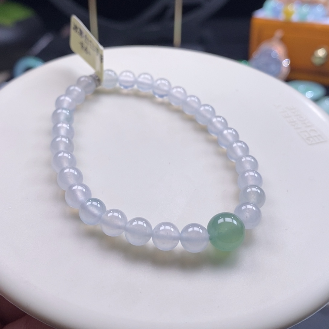 翡翠吊坠(不含链)未镶嵌翡翠茅台白手串卡6