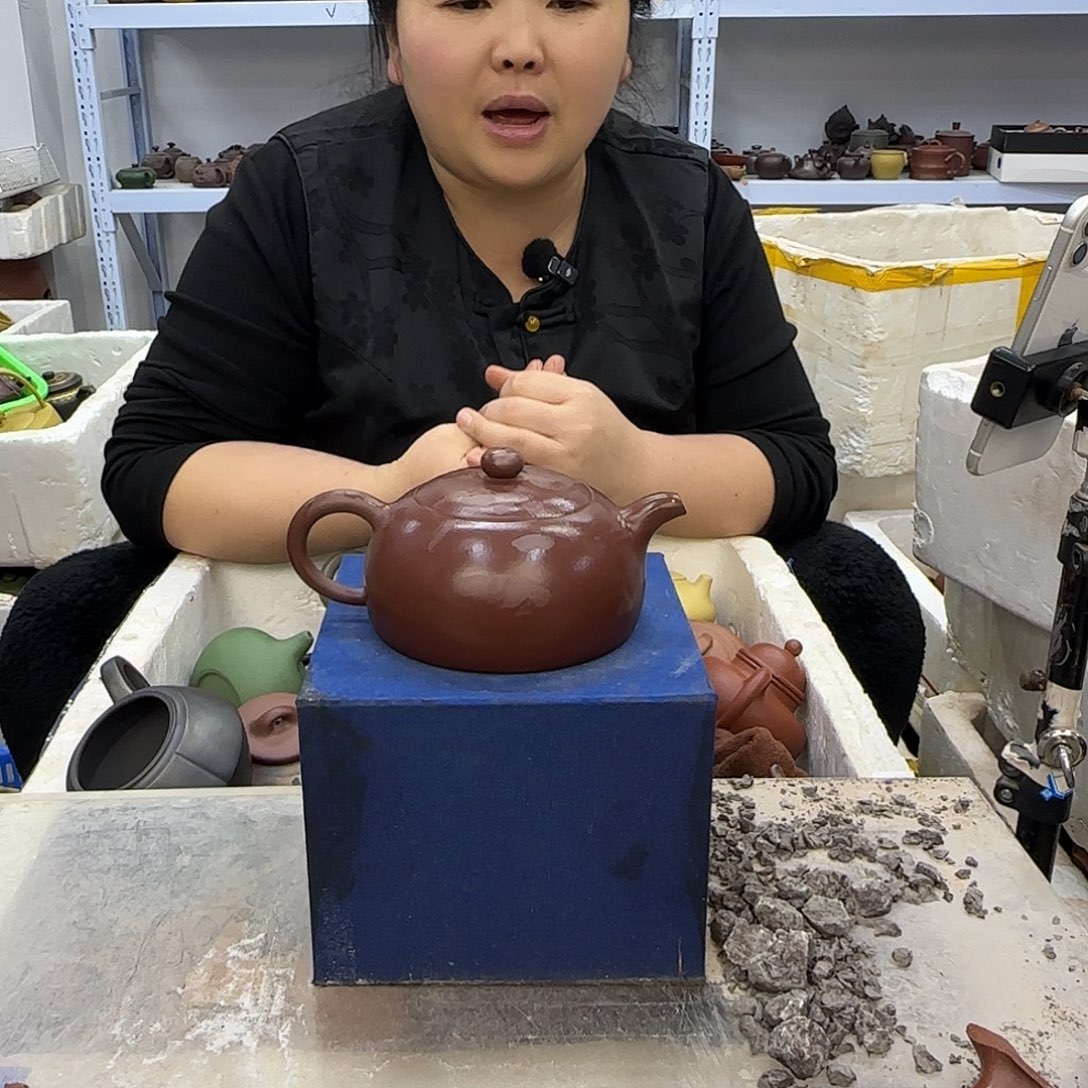 茶壶紫砂宜兴紫砂壶瑕疵处理