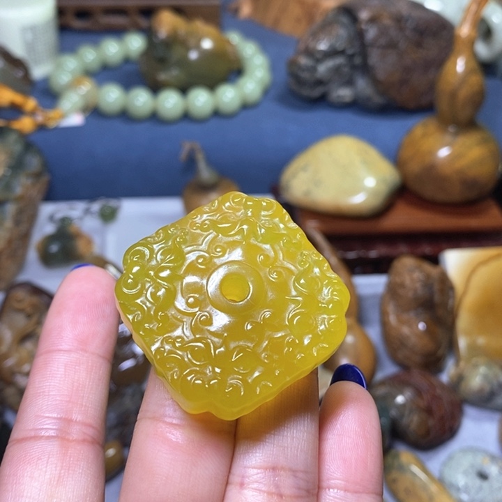 蛇纹石玉岫玉未镶嵌