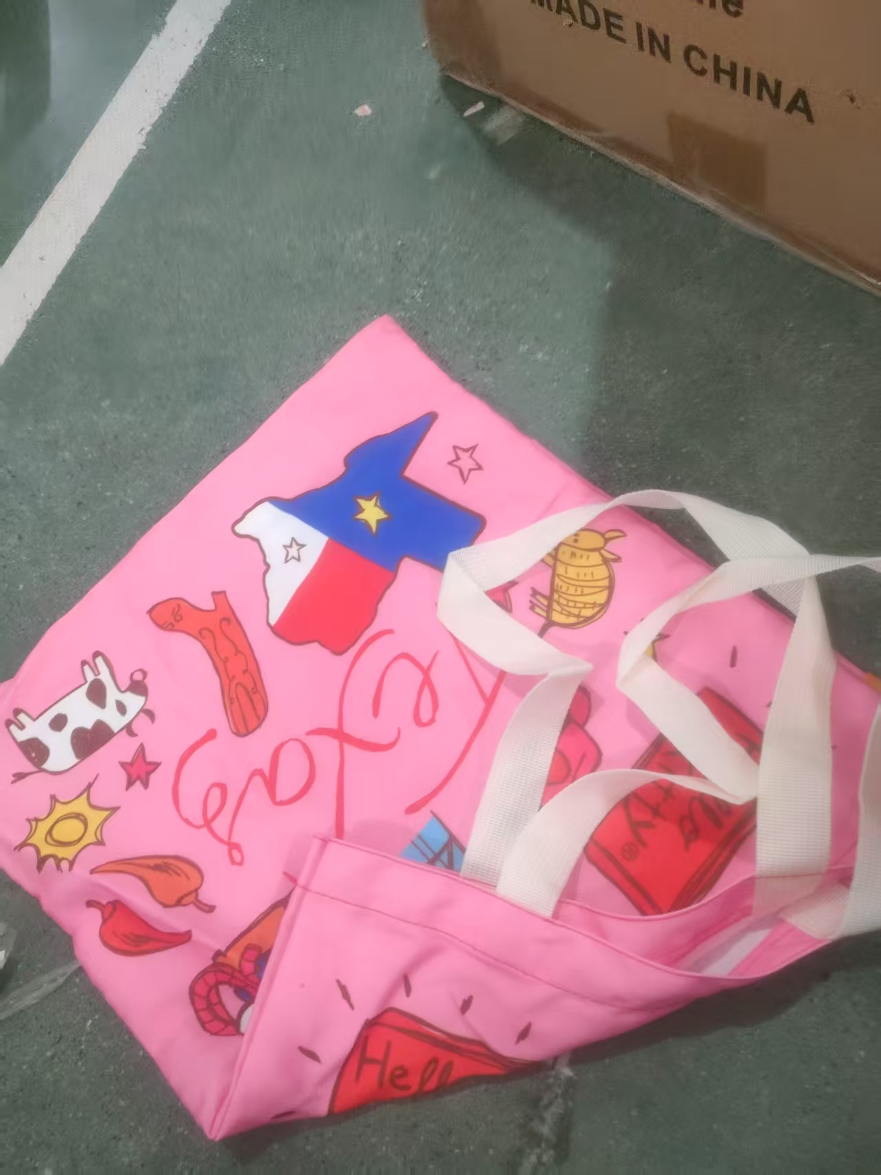 粉色猫猫花包小单肩斜挎包包发1