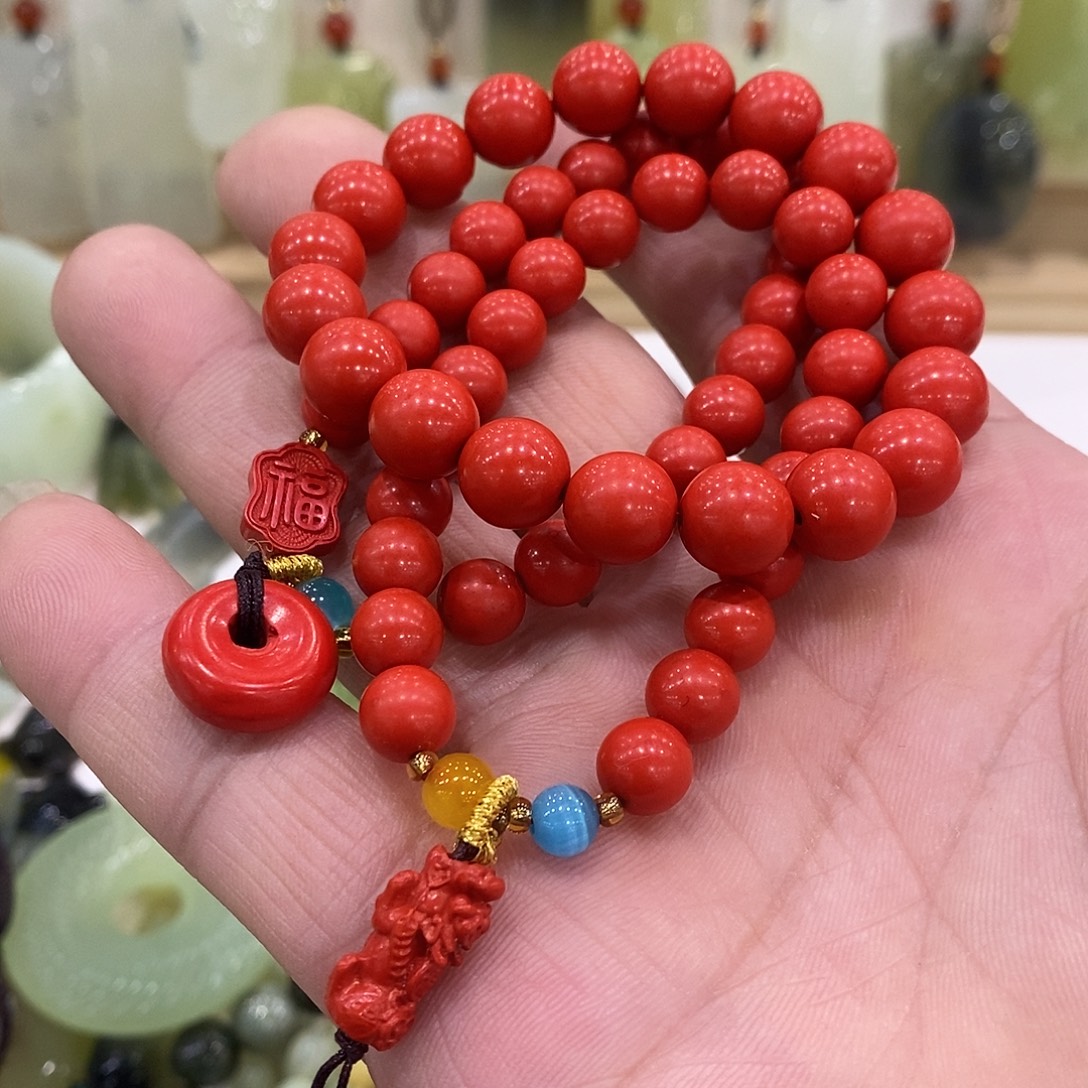 蛇纹石玉未镶嵌毛衣链