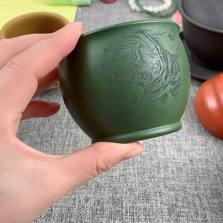 紫砂茶杯高端主人杯