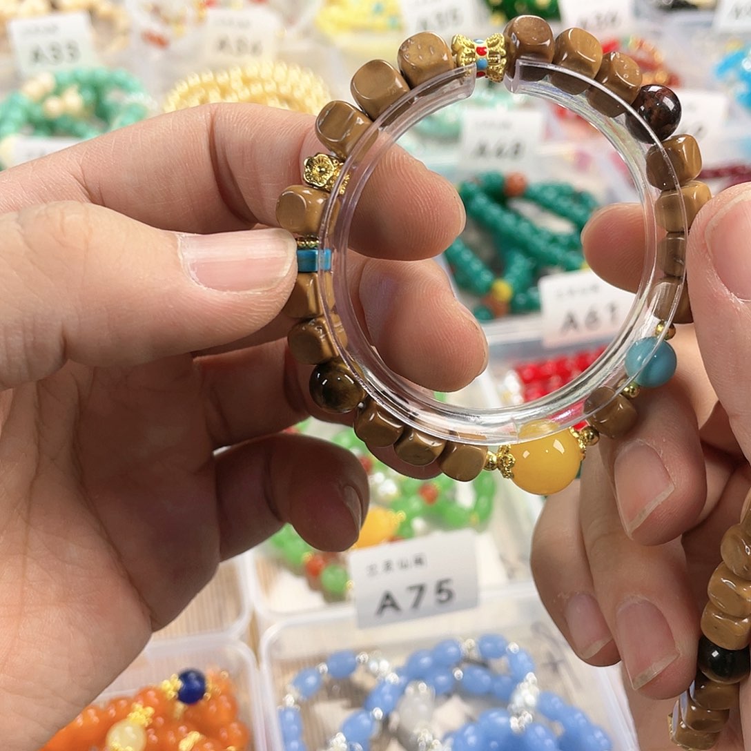 绿松石手饰银S925镀金镶嵌