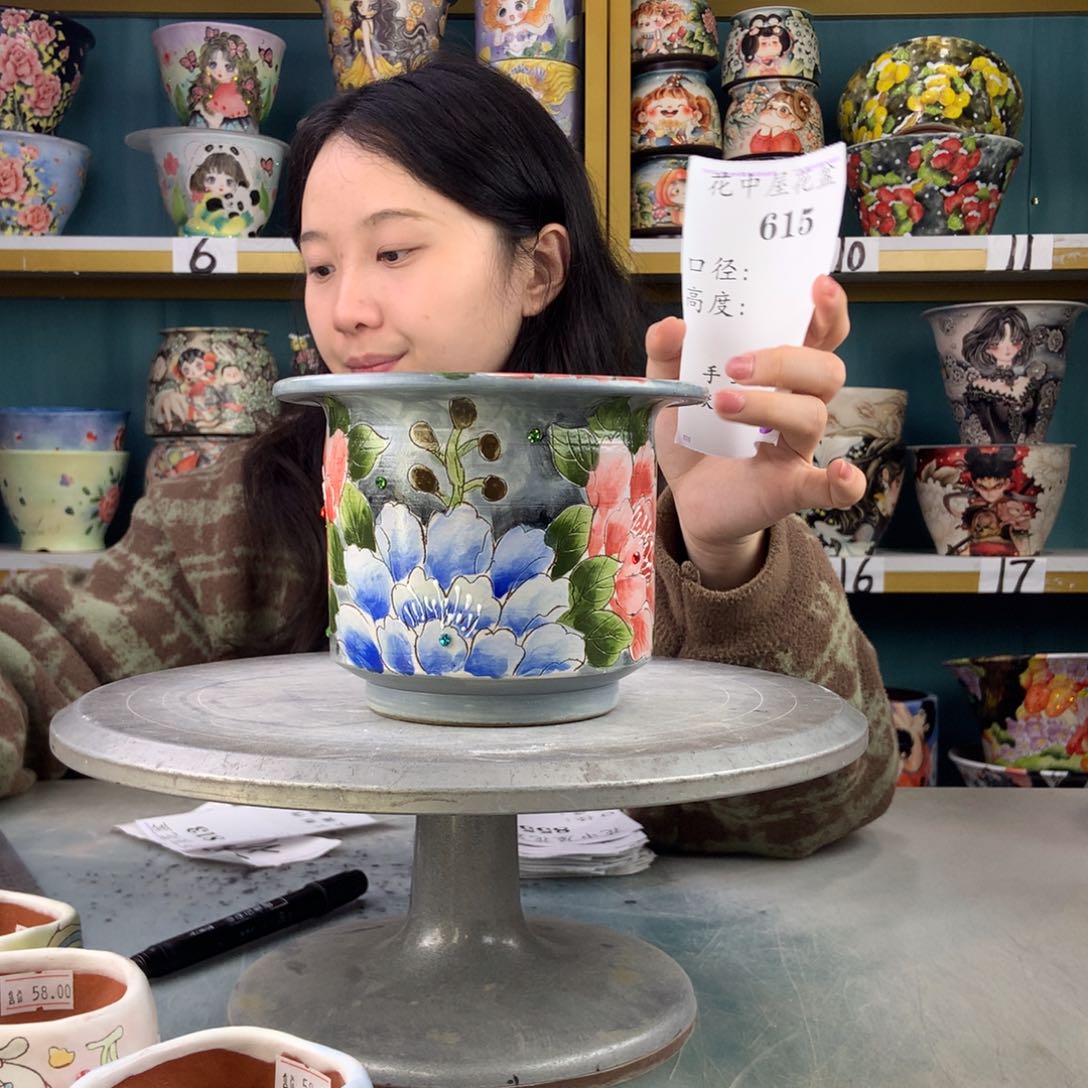 罐景德镇手工瑕疵615