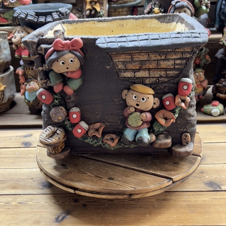 嘻哈多肉花盆百搭