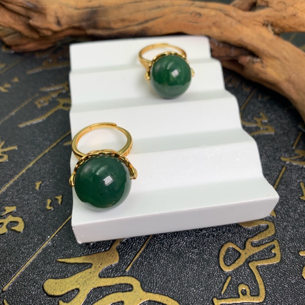 和田玉戒指-多样性发一-250408022【尺寸约16mm】