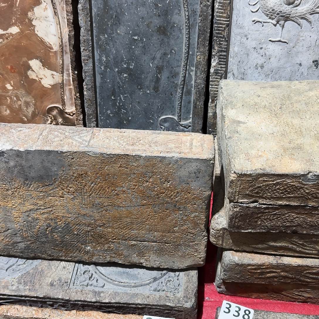 东***痴老砖茶台，砚台，画像砖