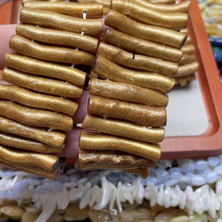 玛瑙/玉髓合金珠宝半成品一条36mm金柳手牌