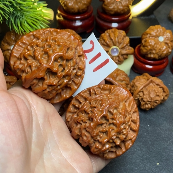 文玩核桃把件51官帽211