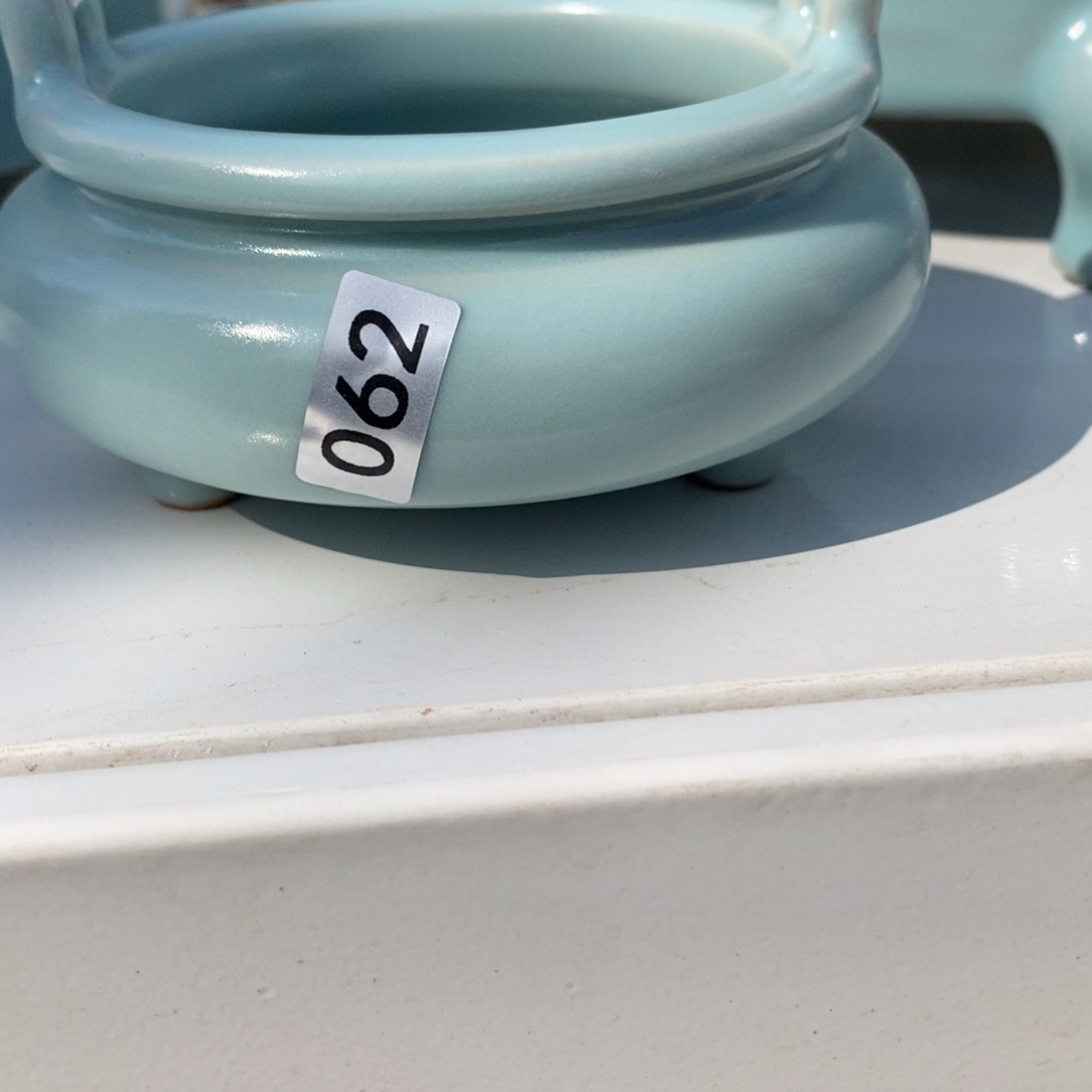 摆件A****e抱朴汝瓷仿古微瑕