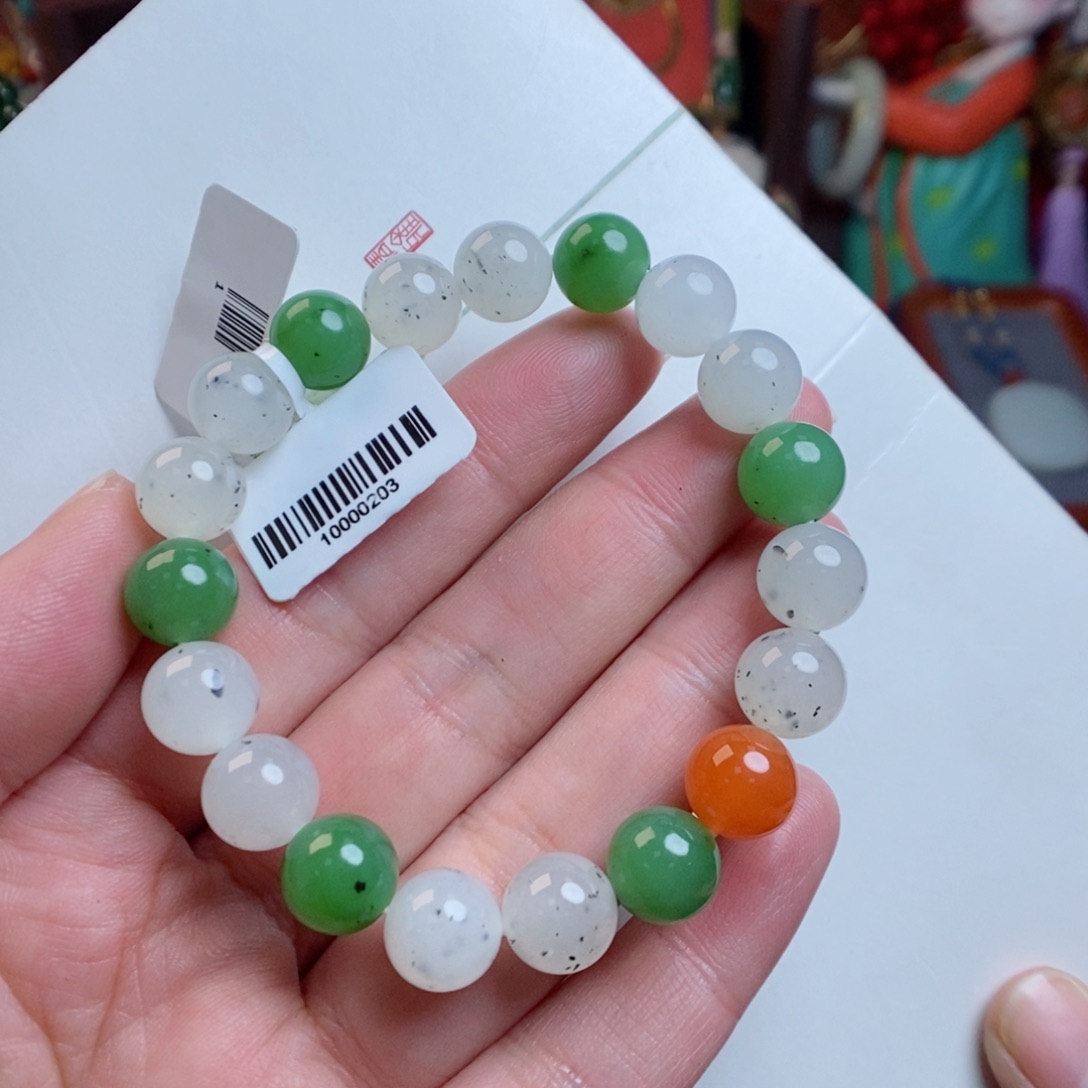 和田玉手链未镶嵌